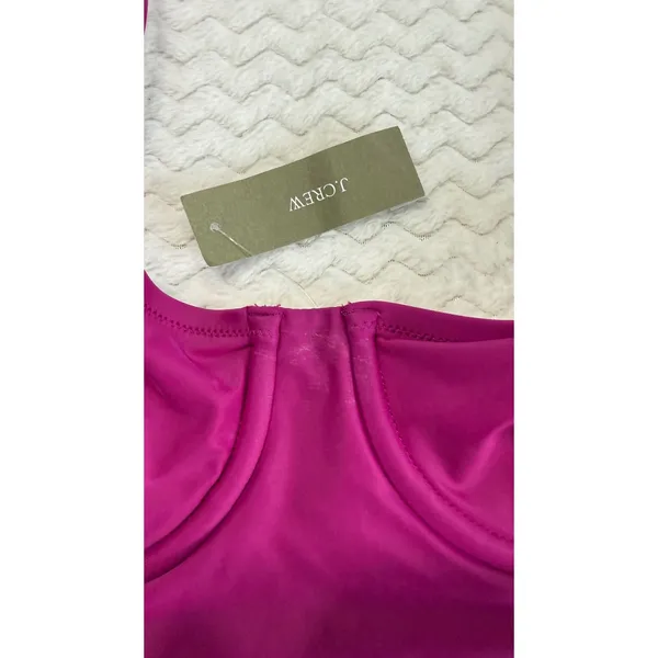 J.Crew Underwire One Piece Swimsuit Magenta Purple BX217 Size 6 NWT - Image 4