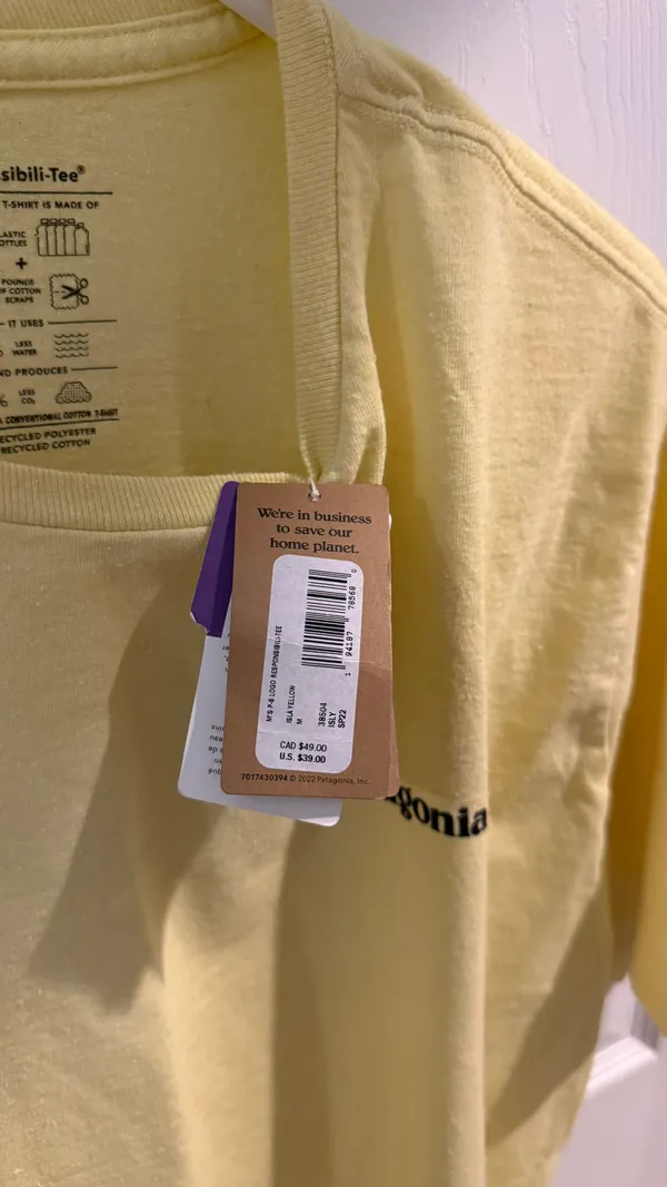 Patagonia Yellow Tee - Image 4