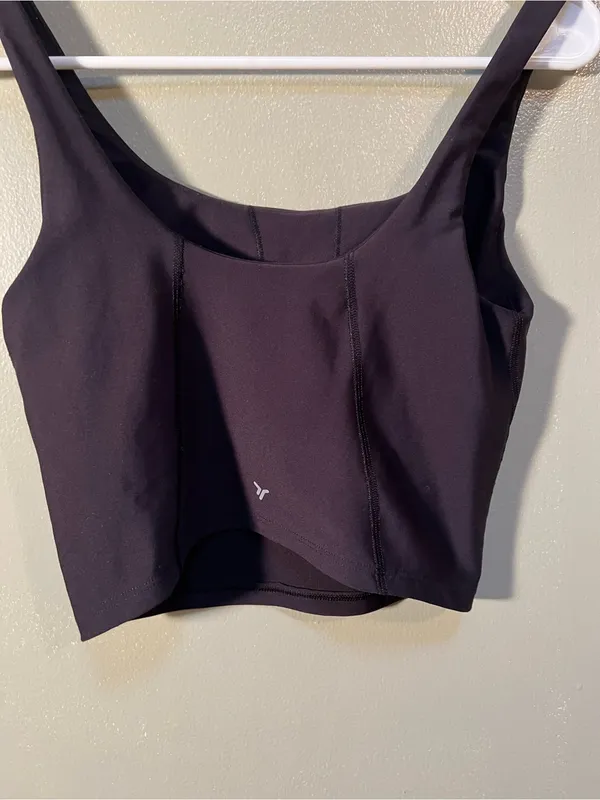 Old Navy Women’s Size Small Longline Sports Bra PowerSoft Light Support Go-Dry - Image 8