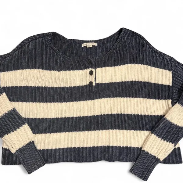 Women’s American Eagle White Casual Long Sleeve Sweater XS - Image 2