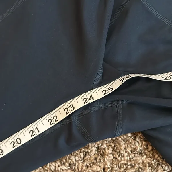 Girlfriend Collective Navy Blue Leggings Small - Image 5