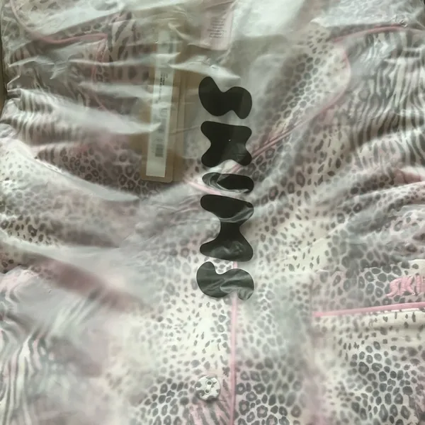 SKIMS Sleep Long Sleeve Pajama Set Bloom Mini Multi Animal M NWT - Image 6