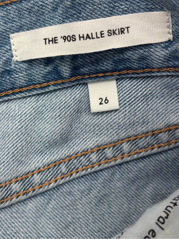 Aritzia denim forum the ‘90s halle denim skirt midi - Image 7
