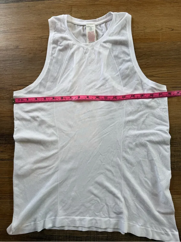 Sweaty Betty White Performance Racerback Tank Top Size 4-6 - Image 5