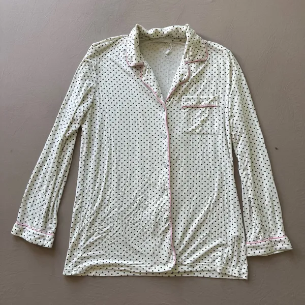 Ekouaer Polka Dot Pajama Top - Image 5