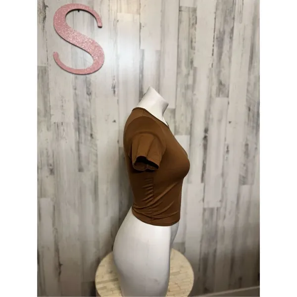 GAZE brown blouse size XS Brown - Image 6