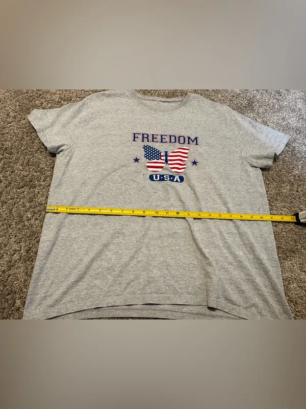 (No Brand) Freedom USA Graphic Tee: Best for Size L/XL - Image 6