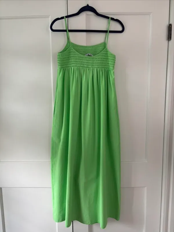 ZARA Green Maxi Dress with pockets - Image 2