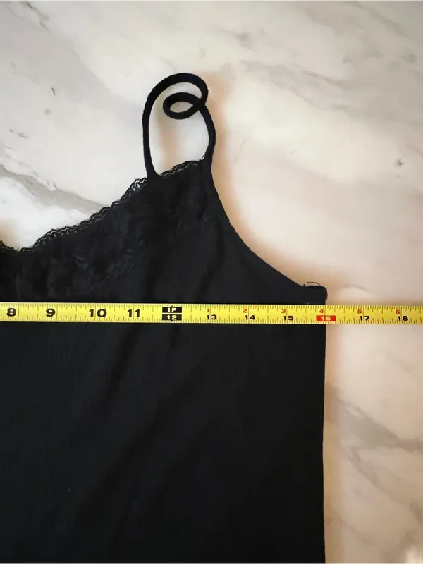 Heart & Hips Women’s XL Lace Trim Camisole Tank Tops Black Green Lot of 2 - Image 3