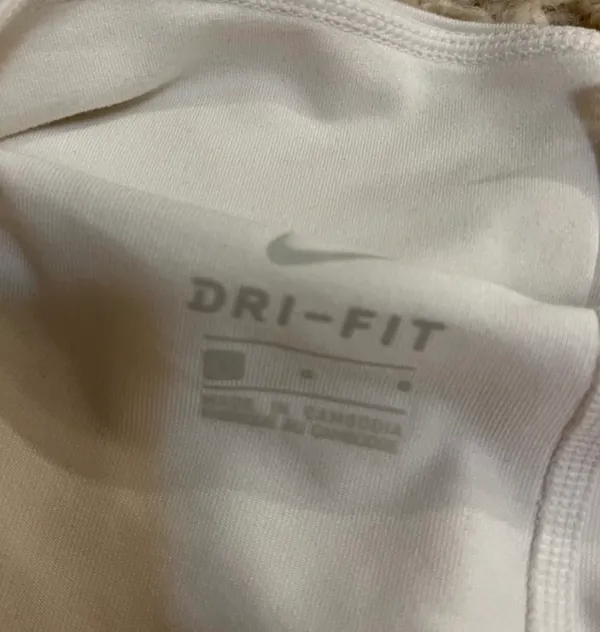Nike White Flowy Tennis Skirt Large - Image 3