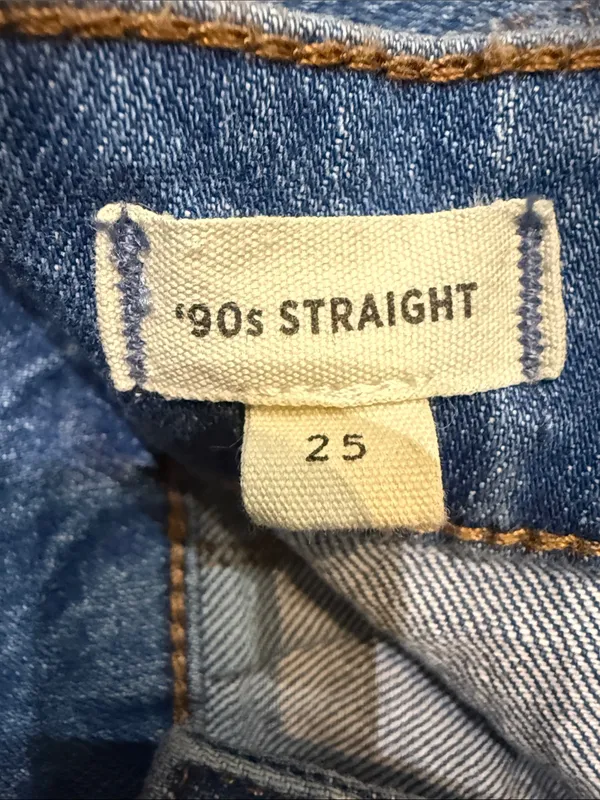 Madewell ’90s Straight Utility Jeans 25 Fenwood Wash High Rise $138 - Image 7