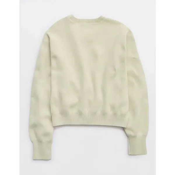 Aerie Cropped Crew Sweater - Image 2