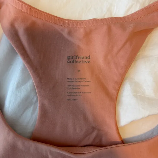 Girlfriend Collective Salmon Pink Set - Image 3
