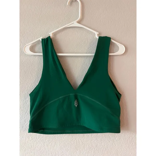 Free People Movement Never Better Deep V Crop Top - Image 4