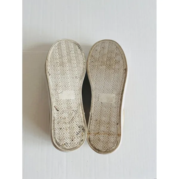 Woolworths Womens‎ Sz 5.5 Gold Platform Slip On Sneakers Shoes - Image 10