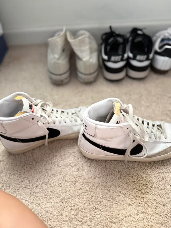 White Nike blazer size 8.5 - Image 4