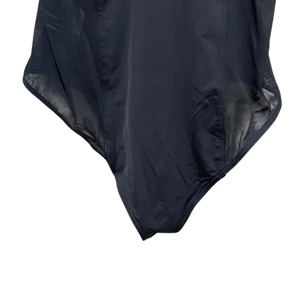 Parade Mixed Media Mesh Bodysuit Black Women’s Size Medium New with Tags - Image 5