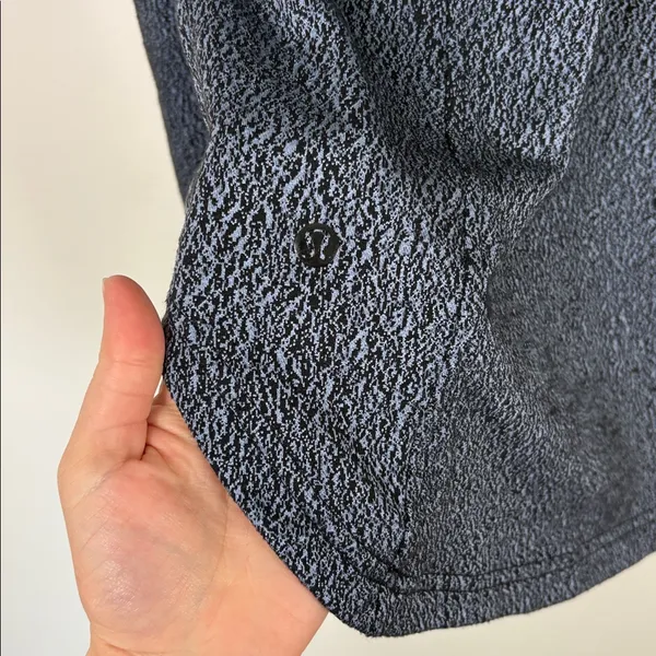 Lululemon Pick Up The Pace Long Sleeve Sweatshirt Luon Womens Size 10 Blue Black - Image 9