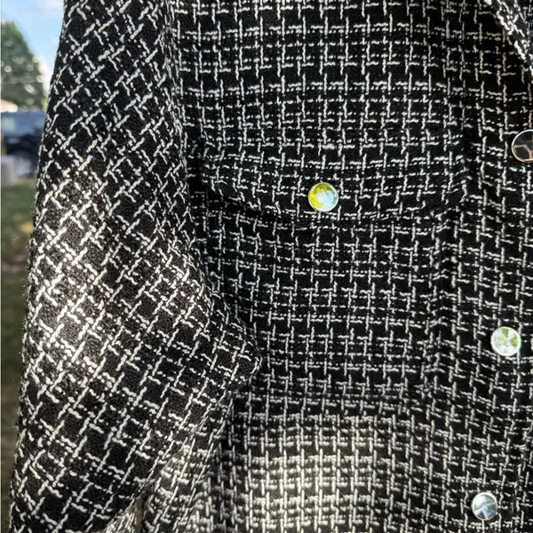 Stoosh Black and White‎ Tweed Jacket - Image 3