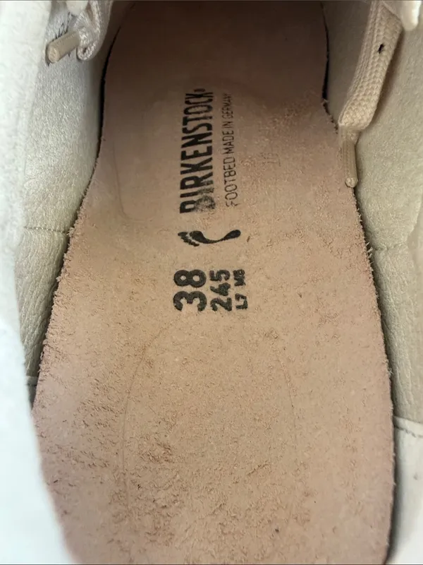Birkenstock Unisex Bend Low Leather Sneaker in Oyster - US L7 M5 / EUR 38 Narrow - Image 10