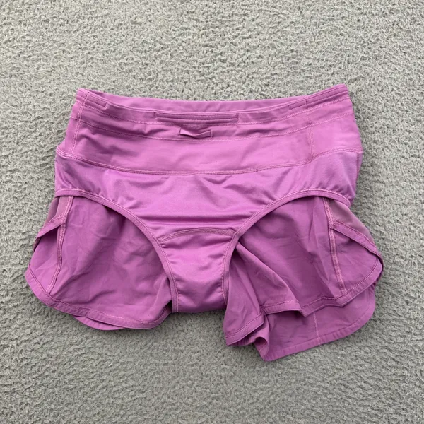 Lululemon Speed Up Shorts Mid Rise 4" Magenta Glow Purple Athletic Women's 4 - Image 4