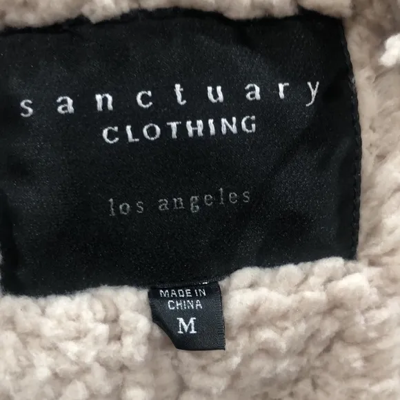 Sanctuary draped Sherpa vest - Image 6