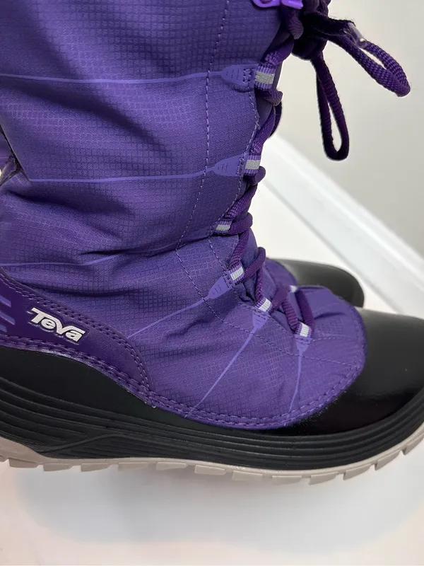 Teva Jordanelle 1003017 Waterproof Thinsulate Snow Boots Purple Women 9.5 - Image 12