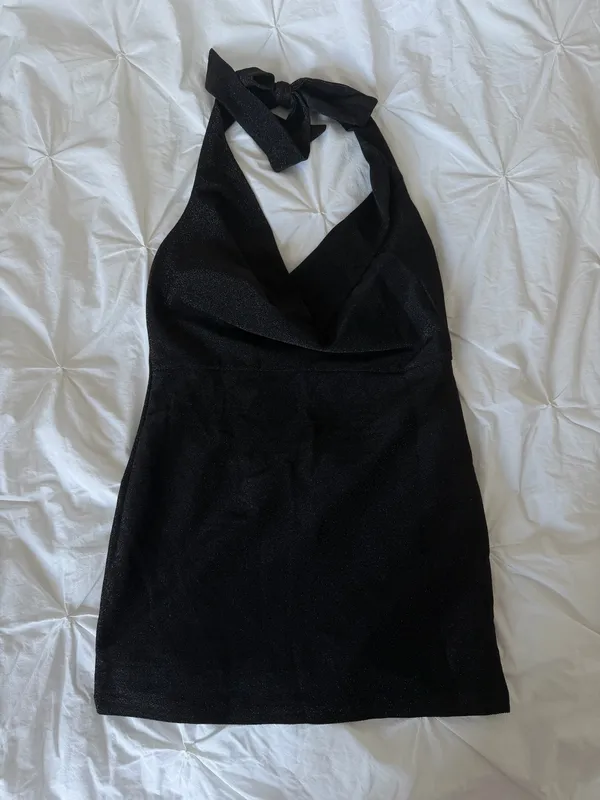 Black Mini Dress Princess Polly - Image 2