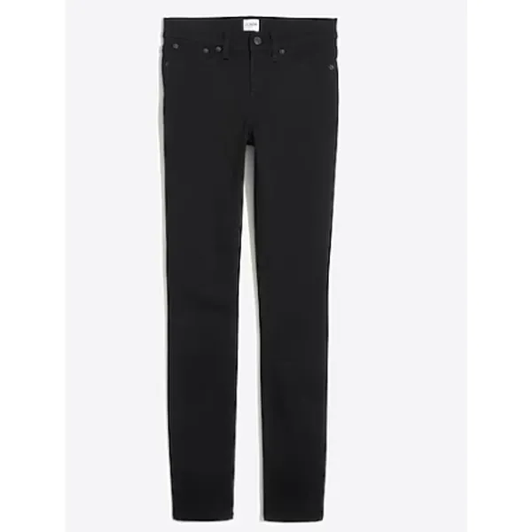 J. Crew Factory 8"-rise black skinny jean in signature stretch‎ Size 27 - Image 5
