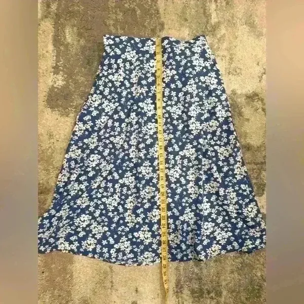 Women’s Floral Blue Allegra K Skirt - Image 8