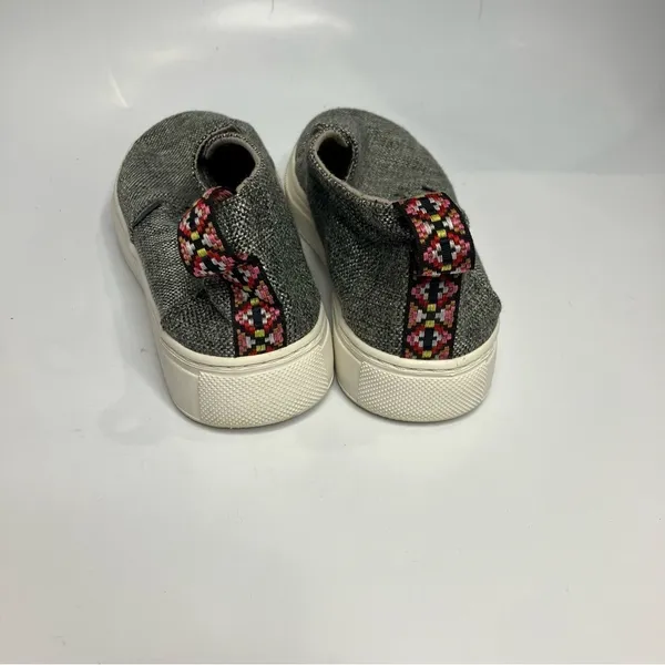 Hey Dude Peyton slip on shoes in linen gray black size‎ 8 - Image 6