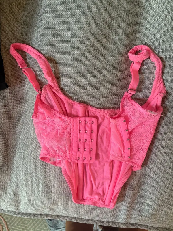 Urban Outfitters Hot Pink Corset Top - Image 2