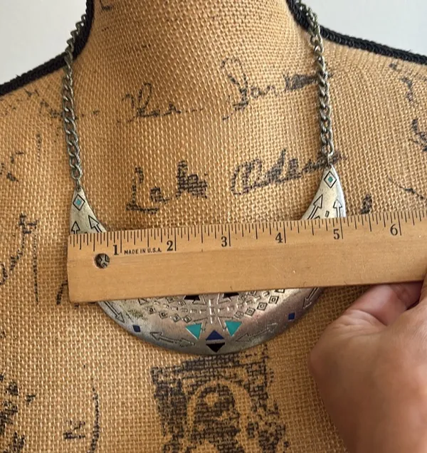 Boutique Aztec Style Necklace - Image 3