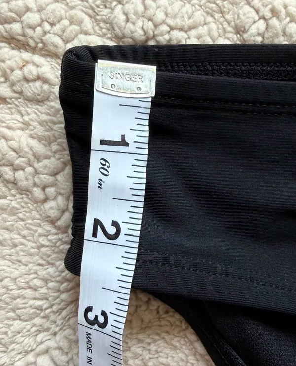 Women’s Black Bikini Bottoms - Mid Rise Medium Coverage Bathing Suit Bottoms - Image 5