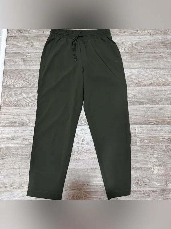 GapFit Women's Olive Green Drawstring Casual Pants Size Small - Image 2