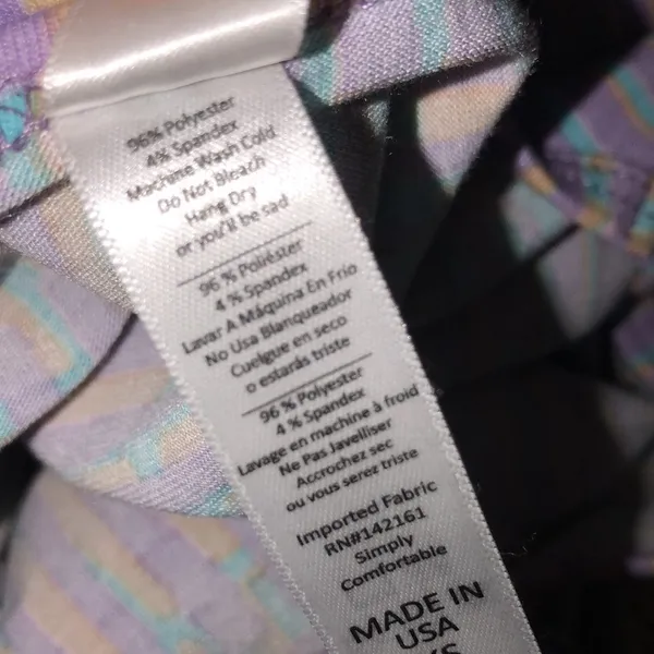LULAROE size xsmall purple Irma top - Image 5