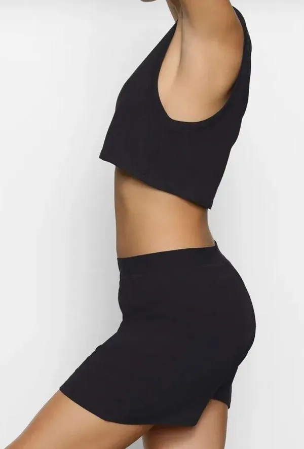 SKIMS Black Small Onyx Boyfriend Loose Boxer - Image 2