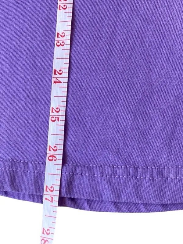 Ariat Rebar Work American Flag Purple V-Neck Tee Women's Large - Image 6
