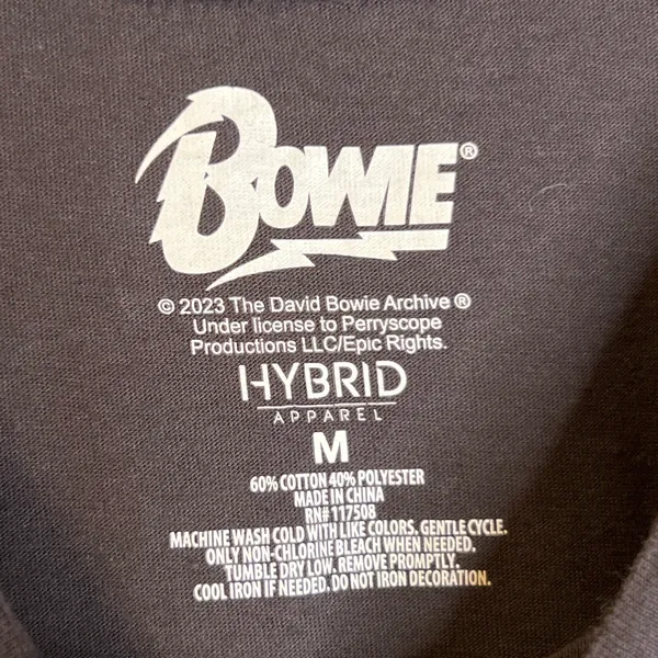 David Bowie Vintage Style Band T - Image 3