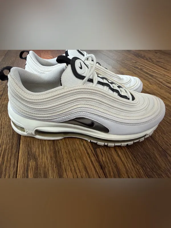 Nike Air Max 97 Summit White Black Women's Size 9 NO INSOLES 921733-103 - Image 3