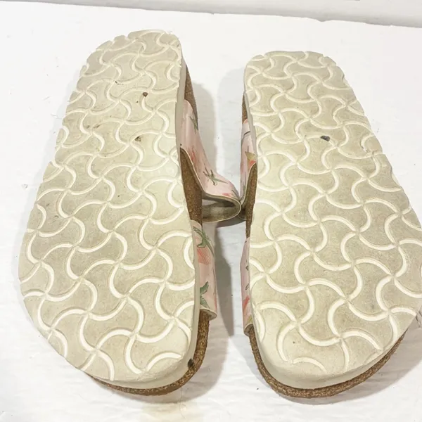 Papillio Birkenstock Sandals Floral Pattern Strappy‎ Cork Sole Womens Size 6 - Image 6