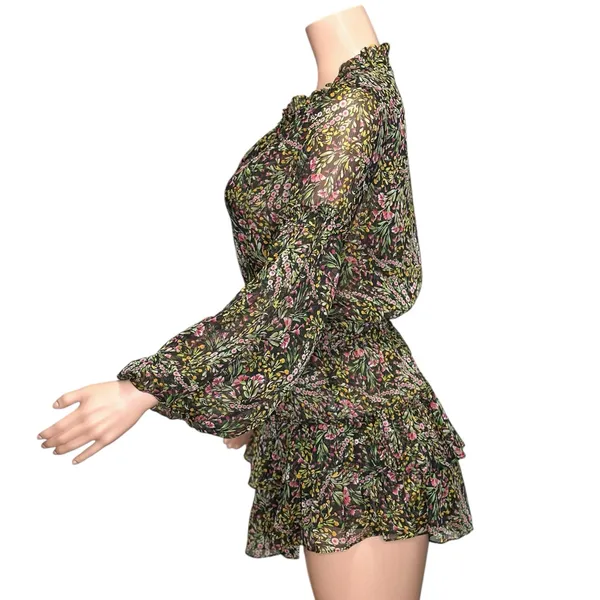 MISA LOS ANGELES Teya Mini Dress, Spring Bouquet, XS - Image 8