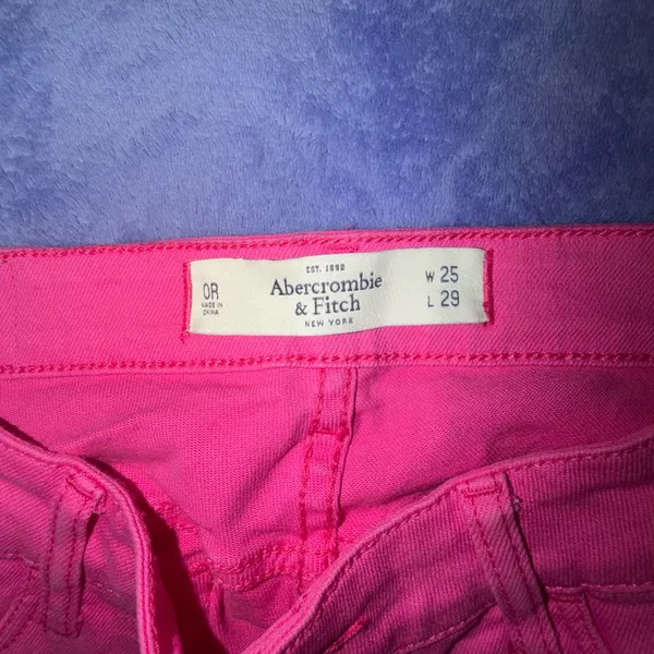 Abercrombie & Fitch Hot Pink Skinny Jeans - Image 5