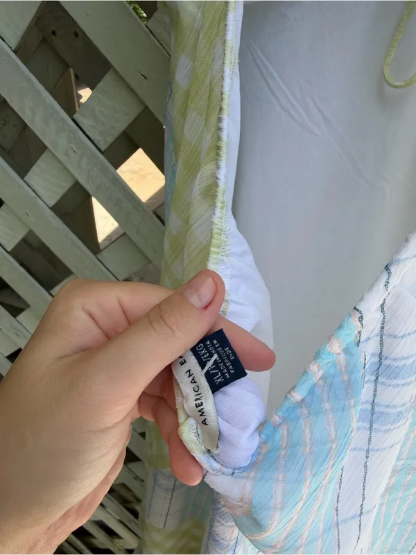 American eagle gingham maxi dress - Image 5