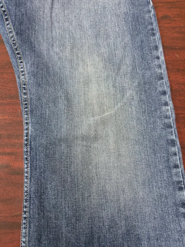 Wrangler Relaxed Boot Cut Mens Jeans Size 36x34 - Image 4
