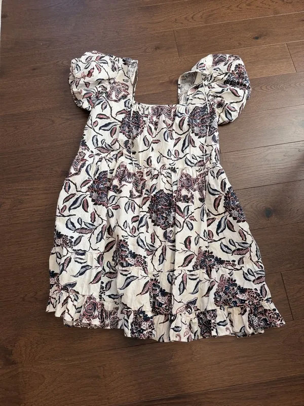 House of Harlow 1960 Floral Print Mini Dress Medium - C11-209 - Image 7