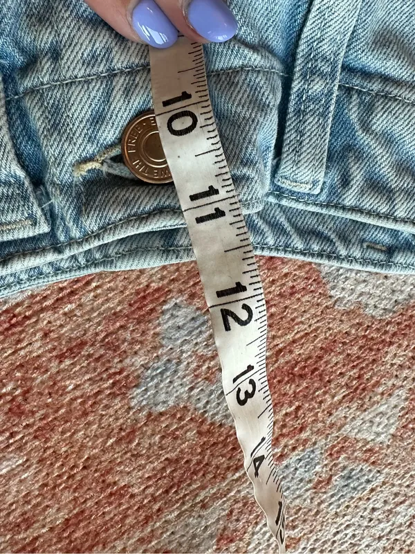 Free people we the free major leagues mid rise carpenter jeans light wash sz 24 - Image 9