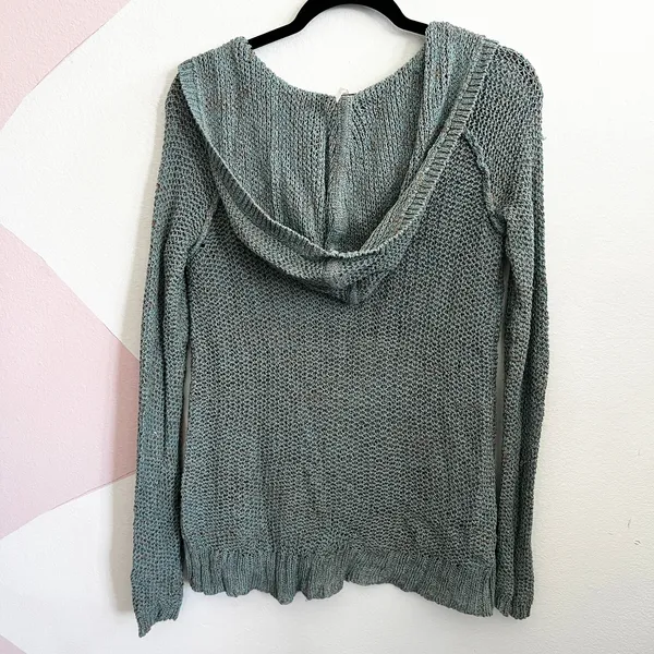 Free‎ People Crochet Sweater Oversized Bohemian Boho Festival Small - Image 2