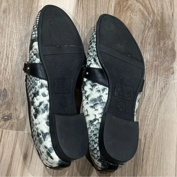 Circus by Sam Edelman Snakeskin Loafers Shoes Women’s 5 1/2 5.5 - Image 3