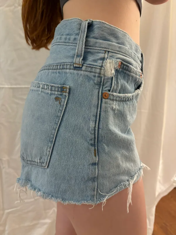 Madewell relaxed denim shorts - Image 3